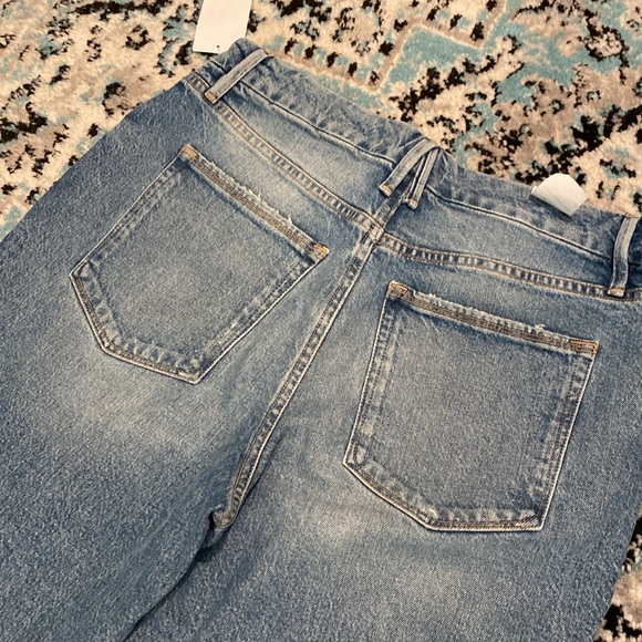 Women’s Good American The Weekender Jeans GWE062T Indigo046 Size - Picture 11 of 15